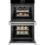 Monogram - 30" Built-In Double Electric Convection Wall Oven with LCD Controls and Wi-Fi powered by SmartHQ - Stainless Steel - Image 2