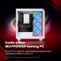 iBUYPOWER - Element Gaming Desktop PC AMD Ryzen 7 8700F 2024 NVIDIA GeForce RTX 5060 8GB 16GB DDR5 1TB NVMe SSD Storage - White - Image 4