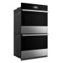 JennAir - NOIR 30" Built-In Double Electric Wall Oven with Vertical Dual-Fan True Convection with Advanced Temperature Precision - Stainless Steel - Image 2