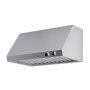 Forno Appliances - 36 inches - Externally Vented - Wall Range Hood - Silver - Image 3