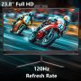 Acer - Aspire C24 23.8" Full HD 120Hz All-in-One - Intel Core i3 - 8GB Memory - 512GB SSD - Black - Image 4