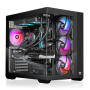 Thermaltake - LCGS View 7870T-380 Gaming Desktop AMD Ryzen 7 7800X3D 2023, 32GB Memory, NVIDIA GeForce RTX 5070 Ti, 2TB NVMe M.2 - Black - Image 1