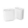 ASUS ZenWi-Fi Whole-Home Dual-Band Mesh Wi-Fi 6 System XD6 White - 2 Pack, Coverage up to 5, 400 sq. ft. & 4+ Rooms, 5400Mbps, AiMesh, Lifetime Free Internet Security, Parental Control, Easy Setup - Image 1