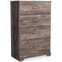 Ashley Furniture Ralinksi Four Drawer Engineered Wood Chest in Gray - Image 1