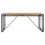 Yosemite Home Decor Austen Natural Steel Grey 43-Inch Coffee Table - Image 1