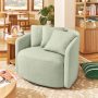 Beautiful Drew Accent Chair by Drew Barrymore, Sage Boucle - Image 1