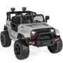 Best Choice Products 12V Kids Ride On Truck Car w/ Parent Remote Control, Spring Suspension, LED Lights - Light Blue - Image 1