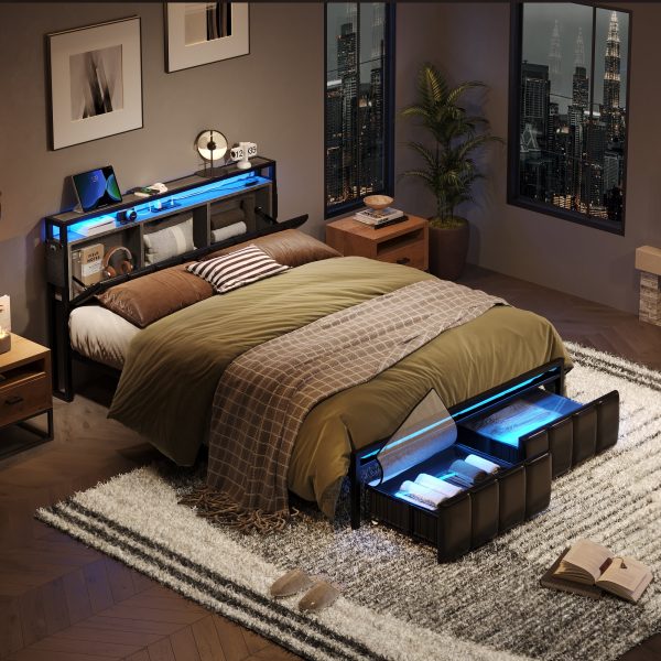 Bestier-Queen-Size-Platform-Bed-Frame-with-PU-Leather-Storage-Headboard-Led-Lights-Charging-Station-2-Dust-proof-Drawers-Black_0af72792-20fd-47a4-95fa-40362292255b.db34f9ccb143f39486afb589cc82075d.jpg