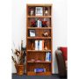 Belen Kox Concepts in Wood Single Wide Bookcase, 6 Shelves, Dry Oak Finish - Image 1