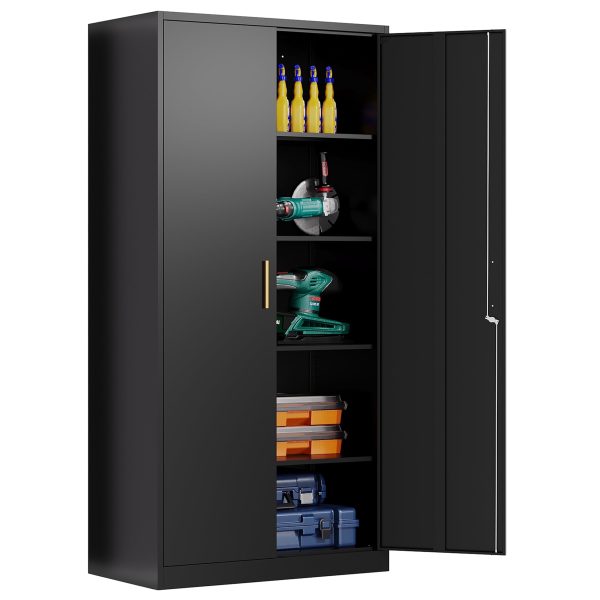 Fesbos-Metal-Garage-Storage-Cabinet-2-Doors-4-Adjustable-Shelves-71-Inches-Tall-Black-Steel-Locking-Tool-Cabinets-Office-Home-Garage-Gym-School-Wareh_f3cc2ddc-e897-4ca3-8a47-a05b123b0be8.b7b042ecaff0ba2cab6003e66ecaf535.jpg