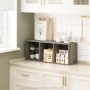 Furinno Pasir 3-Tier No Tool Assembly Open Shelf Bookcase, White - Image 1