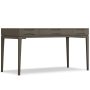 Simpli Home Harper 60 inch Wide Solid Wood Mid Century Modern Desk in Farmhouse Grey - Image 1