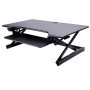 Lorell, LLR99759, Deluxe Adjustable Desk Riser, 1 Each, Black - Image 1