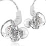 3.5mm Cable Wired Earphones QKZ AK6 HiFi Sound Quality Earphone With Wire Gaming Headset Gamer Headphones Bass Cheap Sale Earbud - Transparent - Image 1