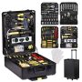 UBesGoo 799 Pcs Tool Set, Household Repair Hand Tool Kit, Mechanics Tool Kit, with Trolley Case, Silver - Image 1