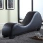 Uspridefurniture Dilys Faux Leather Armless Chaise Lounge - Image 1