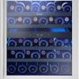 Zephyr - 4.75 Cu.Ft. Brisas 24 in. 38-Bottle Built-In or Freestanding Dual Zone Wine Cooler - Stainless Steel/Glass - Image 1