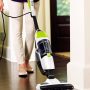 BISSELL - PowerFresh Vac & Steam All-in-One Vacuum and Steam Mop - White/ Green - Image 2