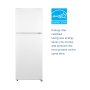 Insignia™ - 22 in. Wide 10.1 Cu. Ft. Top-Freezer Refrigerator with Reversible Door and ENERGY STAR Certification - White - Image 4