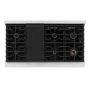 ZLINE - 48 in. Wide 8 Burner Autograph 6.7 cu. ft. Freestanding Paramount Dual Fuel Range with Gold Helix Handles - Stainless Steel - Image 4