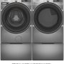 Whirlpool - 15.5 in Pedestal for Front Load Washer and Dryer with Storage - Silver - Image 3