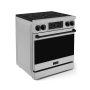 30 in. Wide 5 Elements Gordon Ramsay Series by Thor Kitchen 4.55 Cu. Ft Freestanding Electric Range with Black Hardware - Stainless Steel - Image 3
