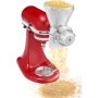 All Metal Grain Mill Attachment for KitchenAid Stand Mixers - Silver - Image 2