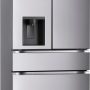 LG - 36-in Wide Standard-Depth MAX 28.6 Cu. Ft. 4-Door French Door Smart Refrigerator with Full Convert Drawer - PrintProof Stainless Steel Look - Image 2