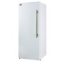 Forno Appliances - Maderno 13.6 Cu. Ft. Left Swing Upright Convertible Freezer with Antique Brass Handles - White - Image 2