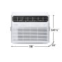 Frigidaire - 550 Sq. Ft. 12,000 BTU Smart Inverter Window Air Conditioner with Remote - White - Image 2