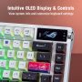 ASUS - ROG Azoth X 75% Wireless Mechanical RGB Gaming Keyboard with Hot-Swappable ROG NX Snow Switches - White - Image 4