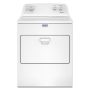 Maytag - 7.0 Cu. Ft. Electric Dryer with Wrinkle Prevent Option - White - Image 1