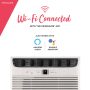 Frigidaire - 250 Sq. Ft 6,000 Cooling BTU Smart Window Air Conditioner - White - Image 4