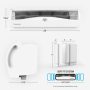 Vornado - TRANSOM Window Fan with Reversible Exhaust, Remote Control - Ice White - Image 3
