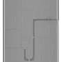 KitchenAid - 36 in. Wide 23.9 cu. ft. French Door Refrigerator with External Water Dispenser - Stainless Steel - Image 3