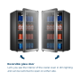 Insignia™ - 115 Can Beverage Cooler with Glass Shelves - Stainless Steel Look - Image 4