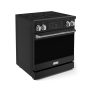 30 in. Wide 5 Elements Gordon Ramsay Series by Thor Kitchen 4.55 Cu. Ft Freestanding Electric Range w/ Stainless Handles - Black - Image 3