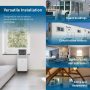 Friedrich - 8,500 BTU (5000 DOE) 350 Sq. Ft. Portable A/C Cool Only Wifi Enabled - White - Image 3
