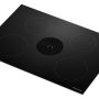 KitchenAid - 30 inch Wide 4 element Built-In Downdraft Electric Induction Cooktop with Quiet Ventilation - Black - Image 3