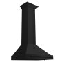ZLINE - 30 inches - Convertible & Externally Vented - Wall Range Hood - Black Stainless Steel - Image 4