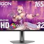 AOC - 31.5" AG326UD QD-OLED, UHD, 165hz Gaming Monitor - Black - Image 1