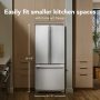 KitchenAid - 30 in. Wide 20 cu. ft. French Door Refrigerator with PrintShield Finish and Interior Dispense - Stainless Steel - Image 3