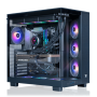Thermaltake - LCGS View 9080-380XL Gaming Desktop AMD Ryzen 9 9900X3D 2025, 32GB Memory, NVIDIA GeForce RTX 5080, 2TB SSD NVMe M.2 - Black - Image 1