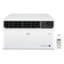 LG - 340 Sq. Ft. 8,000 BTU Smart Inverter Window Air Conditioner - White - Image 1