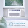 Keystone - 1,000 Sq. Ft. 18,000 BTU 230V Window Mounted Inverter Air Conditioner with Remote Control - White - Image 3