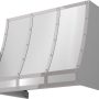 Zephyr - 36 inches - Convertible - Shell Range Hood - Stainless Steel - Image 2
