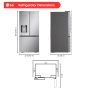 LG - 33-in Wide Counter-Depth MAX 20.2 Cu. Ft. French Door Smart Refrigerator with Dual Ice - Stainless Steel - Image 4