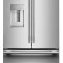 KitchenAid - 36 in. Wide 23.9 cu. ft. French Door Refrigerator with External Water Dispenser - Stainless Steel - Image 1
