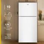 Whirlpool - 30 in. Wide 19.3 cu. ft. Top-Freezer Refrigerator with Total Coverage Cooling - White - Image 2