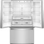 Whirlpool - 36 in. Wide 25 cu. ft. French Door Smart Refrigerator with Elevated Deli Drawer - Stainless Steel - Image 2